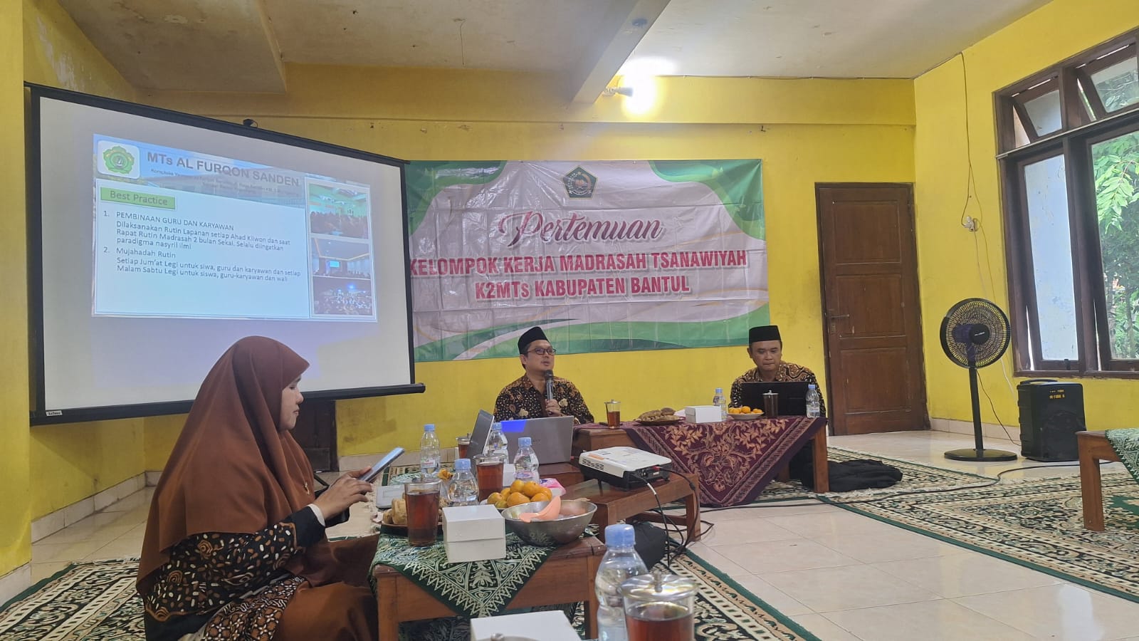 Kepala MTsN 9 Bantul Hadiri Pertemuan Rutin KKMTs Kabupaten Bantul